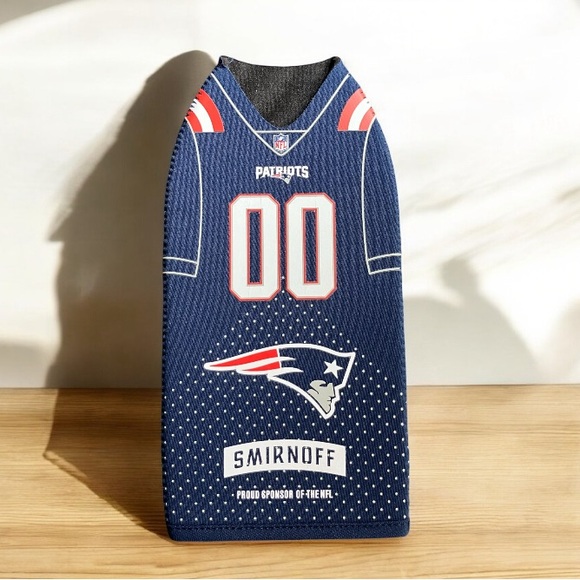 2/$25 NEW Smirnoff New England Patriot Bottle Cover Cozy Cooler Coozie NFL Promo - Picture 2 of 5